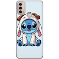 Pikkukuva 1 / 3: Motorola Moto E40 Läpinäkyvä kuori Stitch Koirapuku Lilo & Stitch Disney Hauska Design Sininen Avaruusolento Sarjakuva Hahmo Suosittu Lapsille Suos