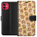Miniatyrbillede 1 af 3: Apple iPhone 11 Tegnebogsetui Kawaii capybara mobilcover med flere søde figurer