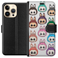 Miniatyrbillede 1 af 3: Apple iPhone 14 Pro Max Tegnebogsetui Labubu Macaron Monster -