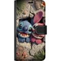 Miniatyrbillede 3 af 3: Samsung Galaxy A40 Tegnebogsetui Stitch Angel Lilo & Stitch Motiv Disney Kærlighed Tegneseriekarakter Populær Blå Alien Sjov Disney-film