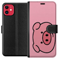Miniatyrbillede 1 af 3: Apple iPhone 11 Tegnebogsetui Kawaii Piggy