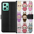 Miniatyrbillede 1 af 3: Xiaomi Redmi Note 12 Tegnebogsetui Labubu Pink Monster - Popku