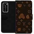 Miniatyrbillede 1 af 3: Huawei P40 Pro Tegnebogsetui Plush Luxe