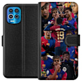 Miniatyrbild 1 av 3: Motorola Edge S Plånboksfodral Lamine Yamal mobilskal för fotbollsfans