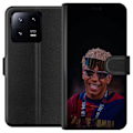Miniatyrbillede 1 af 3: Xiaomi 13 Pro Tegnebogsetui Lamine Yamal mobiltaske i elegant sportsdesign