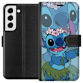 Pikkukuva 1 / 3: Samsung Galaxy S22+ 5G Lompakkokotelo Stitch tähtien alla - Taianomainen Anime-tyyli