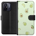 Pikkukuva 1 / 3: Xiaomi Redmi 12C Lompakkokotelo Avokado Kuviointi