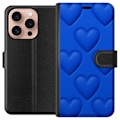 Miniatyrbild 1 av 3: Apple iPhone 16 Pro Plånboksfodral Blue Hearts