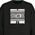 Miniatyrbillede 1 af 3: Sweatshirt til Voksne | Klassisk Collegebluse Christian Dior sort L