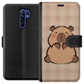 Pikkukuva 1 / 3: Xiaomi Redmi 9 Lompakkokotelo Mobilskal kawaii capybara flera figurer japansk stil
