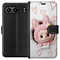 Pikkukuva 1 / 3: OnePlus Nord 4 Lompakkokotelo Labubu Sydän Taustakuva Pop Mart Rakkausteema Hahmodesign Suosittu Motiivi Keräilytaideteossarja