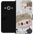 Miniatyrbillede 1 af 3: Samsung Galaxy Xcover 3 Tegnebogsetui Labubu Minimal Mood - Enkel og stilren monsterdesign