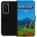 Miniatyrbillede 1 af 3: Huawei P40 Pro Tegnebogsetui Minecraft Key Art