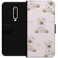 Miniatyrbillede 1 af 3: OnePlus 7 Pro Tegnebogsetui Teddy Dior Vibes - luksuriøs bamse i modetil