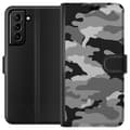 Kompatibelt Lommeboketui til Samsung Galaxy S21+ 5G Militær BW