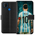Miniatyrbillede 1 af 3: Xiaomi Redmi 9C Tegnebogsetui Messi