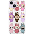 Miniatyrbilde 1 av 3: Apple iPhone 14 Plus Gjennomsiktig deksel Labubu Pink Monster