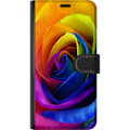 Miniatyrbillede 3 af 3: Apple iPhone XR Tegnebogsetui Regnbue Rose