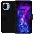 Miniatyrbillede 1 af 3: Xiaomi Mi 11 Tegnebogsetui Ronaldo 7 - Fodboldlegende i Handling for Fans
