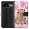 Pikkukuva 1 / 3: Google Pixel 9 Pro Lompakkokotelo Kawaii Capybara Sydän Anime
