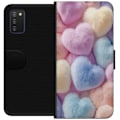 Miniatyrbillede 1 af 3: Samsung Galaxy A03s Tegnebogsetui Hjerter Kærlighed Grafisk Design Romantisk Motiv Populær Symbol Grafisk Mønster Dekoration