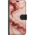 Kompatibelt Plånboksfodral till Xiaomi 13T Rosenmarmor rosa