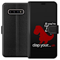 Pikkukuva 1 / 3: Samsung Galaxy S10+ Lompakkokotelo Dinosaurus