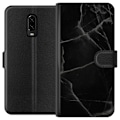 Miniatyrbillede 1 af 3: OnePlus 6T Tegnebogsetui Sort marmor