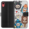 Pikkukuva 1 / 3: Apple iPhone XR Lompakkokotelo Labubu hahmokokoelma - Pop Mart Labubu The Monsters väriluulisessa muotoilussa