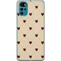 Miniatyrbillede 1 af 3: Motorola Moto G22 Gennemsigtig cover Hjertegitter