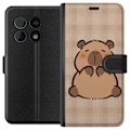 Pikkukuva 1 / 3: OnePlus 10 Pro Lompakkokotelo Mobilskal kawaii capybara flera figurer japansk stil