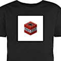 Pikkukuva 1 / 8: Lasten T-paita | Mukava T-paita Lapsille Minecraft TNT musta 5-6 Vuotta