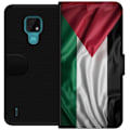Miniatyrbillede 1 af 3: Motorola Moto E7 Tegnebogsetui Palestinaflaget – ikonisk frihedssymbol i rød, sort, hvid og grøn