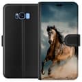 Kompatibel Tegnebogsetui til Samsung Galaxy S8 Hest