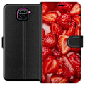Pikkukuva 1 / 3: Xiaomi Redmi Note 9 Lompakkokotelo Mansikkakuviointi - makea m