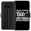 Miniatyrbillede 1 af 3: Samsung Galaxy S10e Tegnebogsetui Jeg er ikke altid en...