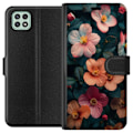 Miniatyrbild 1 av 3: Samsung Galaxy A22 5G Plånboksfodral Blommor