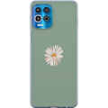 Pikkukuva 1 / 3: Motorola Edge S Läpinäkyvä kuori Vihreä Minimalikukka - ty