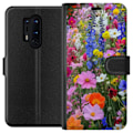 Pikkukuva 1 / 3: OnePlus 8 Pro Lompakkokotelo Kukkakuvioinen mobiilikuori kesäisellä niityllä ja luontomaisemalla