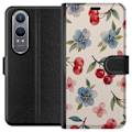 Miniatyrbillede 1 af 3: OnePlus Nord CE4 Lite Tegnebogsetui Bær & Blomster - mønster