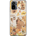 Pikkukuva 1 / 3: Xiaomi Redmi Note 10 Läpinäkyvä kuori Kawaii capybara mobilskal med gulliga djurmotiv