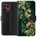 Kompatibel Tegnebogsetui til Sony Xperia 1 VIII Grønt løv grøn