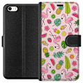 Miniatyrbillede 1 af 3: Apple iPhone 5 Tegnebogsetui Flamingo