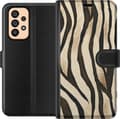 Kompatibelt Plånboksfodral till Samsung Galaxy A53 5G Beige sandzebra beige