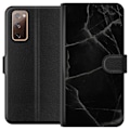 Miniatyrbillede 1 af 3: Samsung Galaxy S20 FE Tegnebogsetui Sort marmor