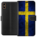 Miniatyrbilde 1 av 3: Apple iPhone X Lommeboketui Sverige Flag