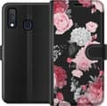 Kompatibelt Plånboksfodral till Samsung Galaxy A40 Blommor