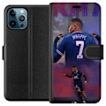 Miniatyrbillede 1 af 3: Apple iPhone 12 Pro Max Tegnebogsetui MAP Fodbold Design Grafisk Mønster Moderne Sportsmotiv Trend Fodbold Populær Grafisk Stil Motiv