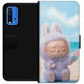Pikkukuva 1 / 3: Xiaomi Redmi Note 9 4G Lompakkokotelo Labubu Vaaleanpunainen Tunnelma