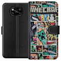 Pikkukuva 1 / 3: Xiaomi Poco X3 NFC Lompakkokotelo Minecraft Taide